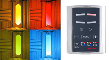Chromotherapie sauna