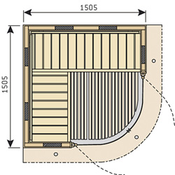 SAuna infrarouge SG1515KL